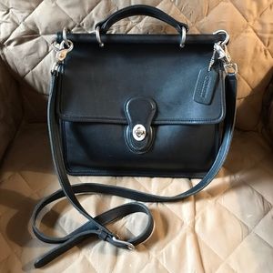 Authentic vintage Coach leather crossbody bag